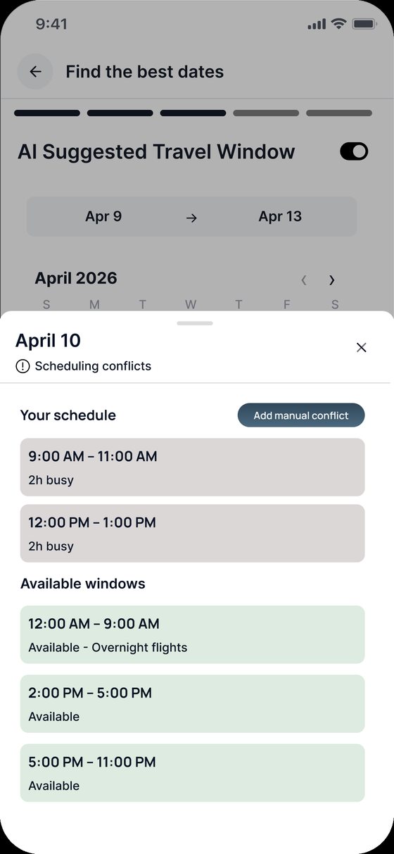 Schedule details
