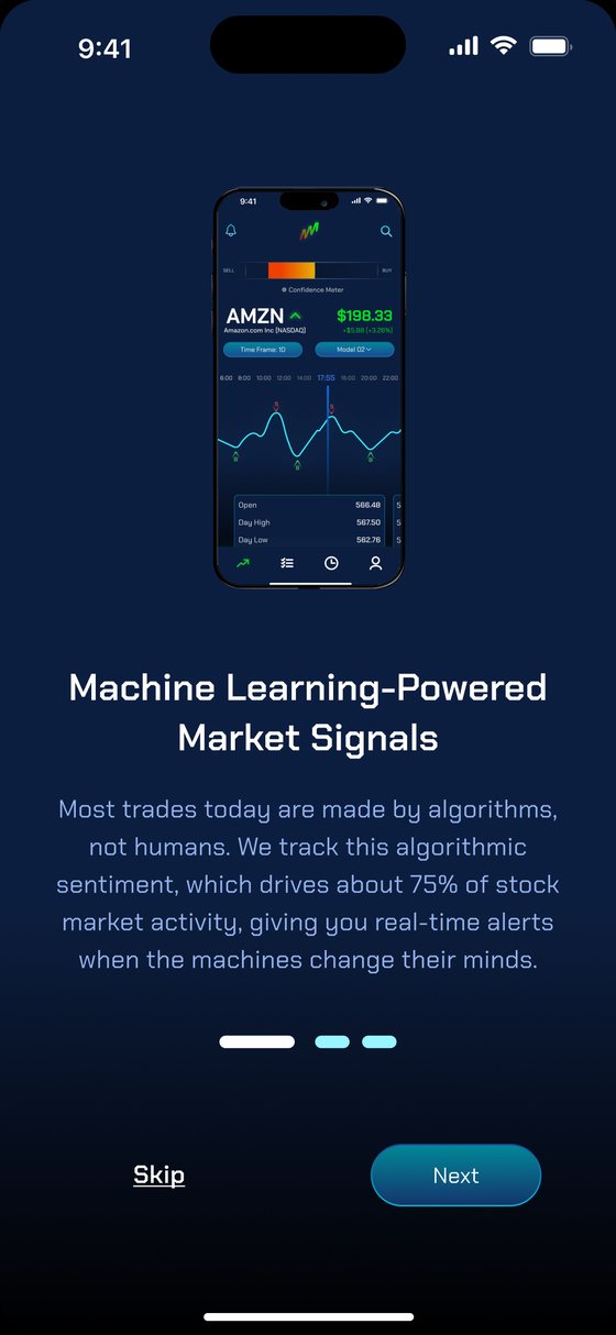 Onboarding: market signals