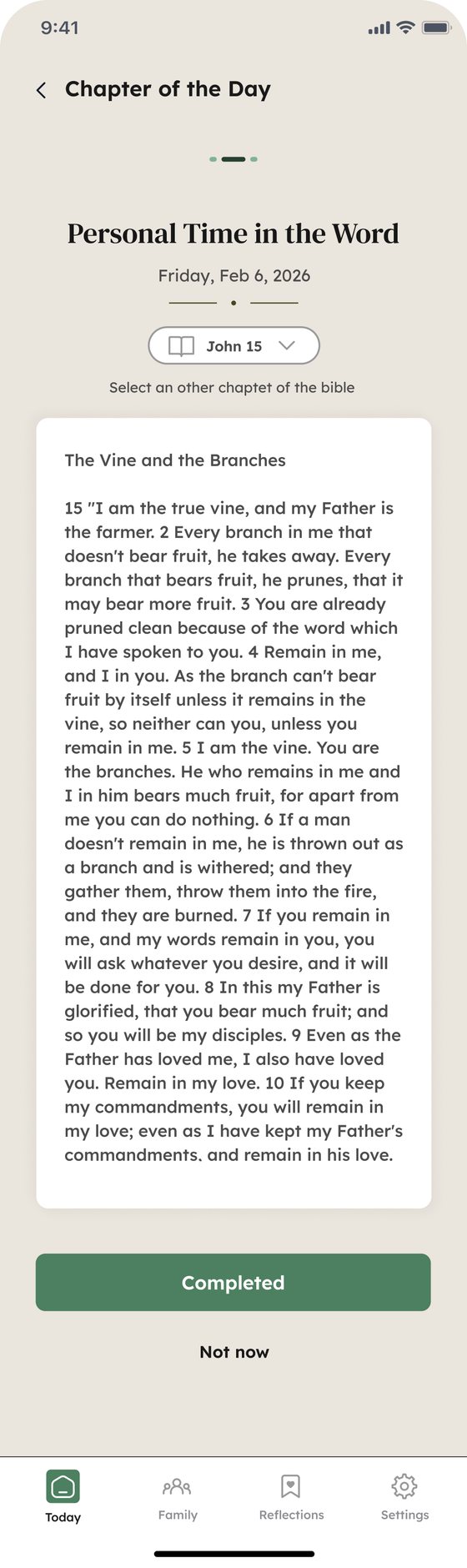 Chapter of the day